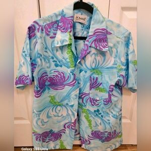 Pomare Aloha Hawaiian Shirt, Size M, Vintage
